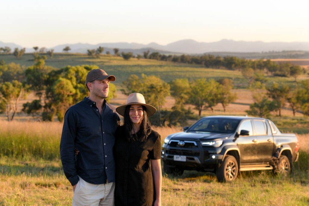 Sandy and Alex Rogers, owners of Gilay Estate, Liverpool Plains NSW