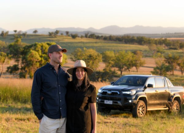 Sandy and Alex Rogers, owners of Gilay Estate, Liverpool Plains NSW